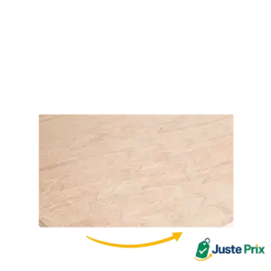 Panneau contreplaqué double face ep9 mm lon244 cm lar122 cm