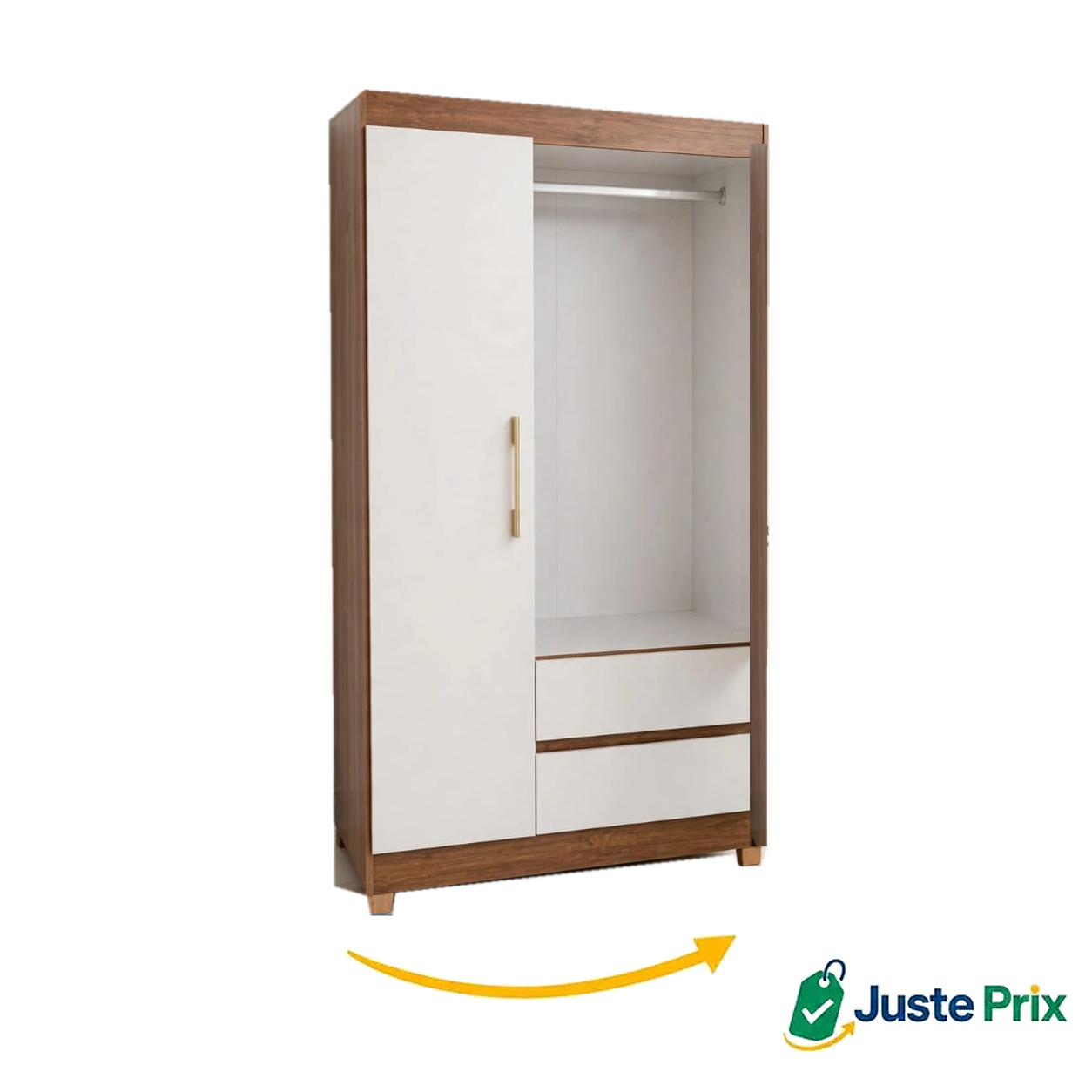 Armoire Besse 2 portes et 2 tiroirs