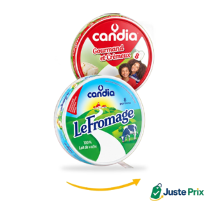 Candia fromage crémeux (36 boîtes, 8 portions)