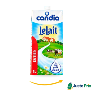 Lait Candia entier 1 L (carton de 12)