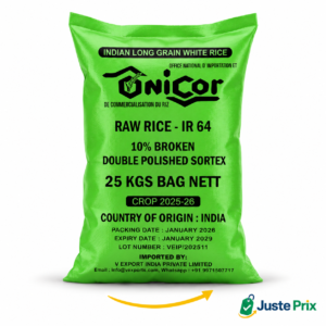 Riz blanc à grains longs — Onicor, 25 kg