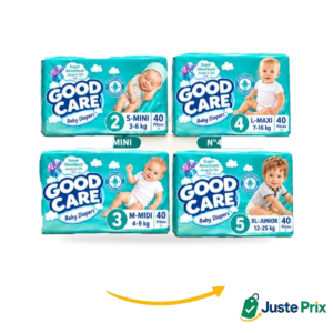 Couches Good Care Baby Diapers (5 paquets × 40)