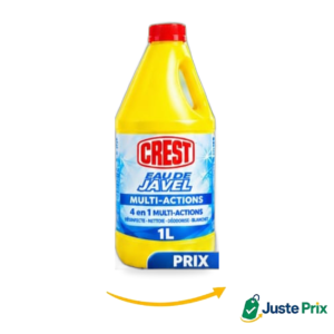 Eau de Javel Crest 1 L (carton de 12)